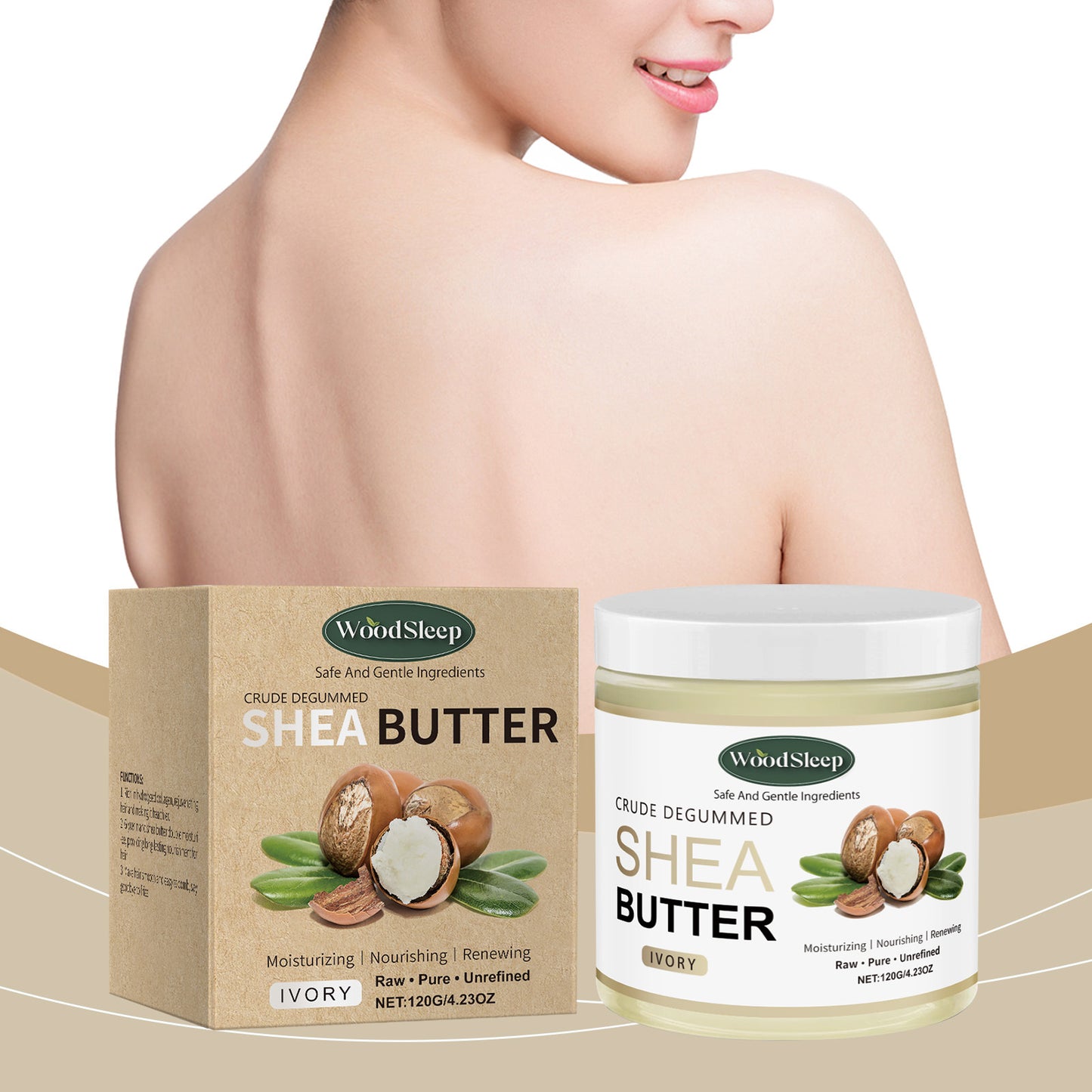 Long-lasting Hydrating Shea Butter Body Lotion Suitable For Both Face And Body