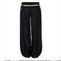 Printed Loose Low-rise Wide-leg Pants Pure Cotton