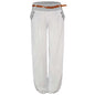 Printed Loose Low-rise Wide-leg Pants Pure Cotton
