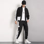 Slim-fit stand-collar casual suit sportswear