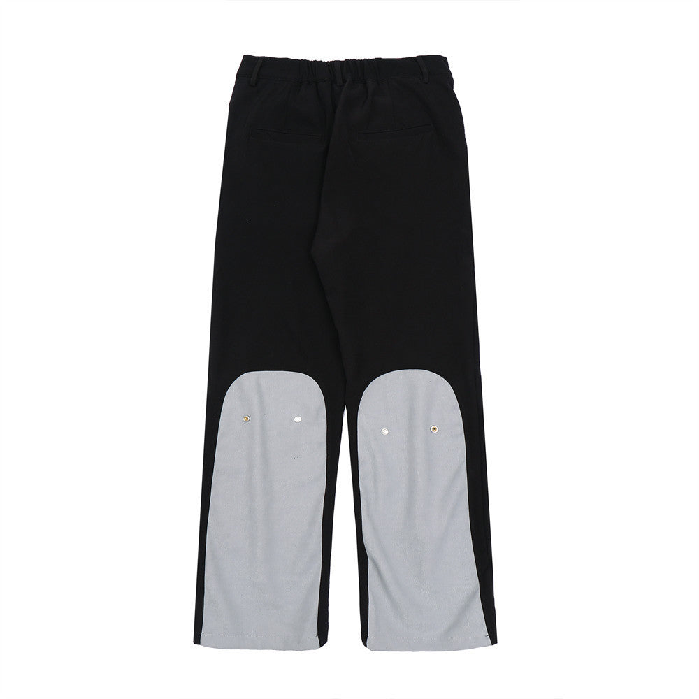 High Street Fashion Brand Loose Straight-leg Pants Dark Trend