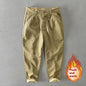 Casual Harem Pants Autumn And Winter Men's Fleece-lined Thickened
