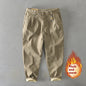 Casual Harem Pants Autumn And Winter Men's Fleece-lined Thickened