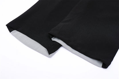 High Street Fashion Brand Loose Straight-leg Pants Dark Trend