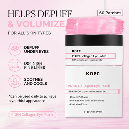 Collagen 60pcs Niacinamide Moisturizing And Nourishing Eye Mask
